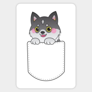 Puppy Torgal in a Pocket | FFXVI Final Fantasy 16 | Light Colors Sticker